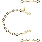 LSBDJDL Letter Keychains Rhinestone Bag Charms Wallet Chain Purse Extender Chain For Handbags