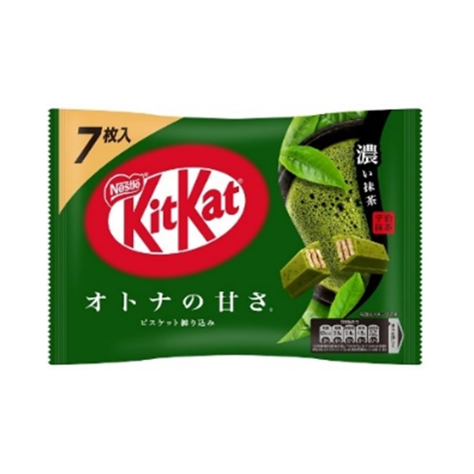 ネスレ日本 KKミニオトナの甘さ濃い抹茶 7枚の口コミ・レビュー・評判