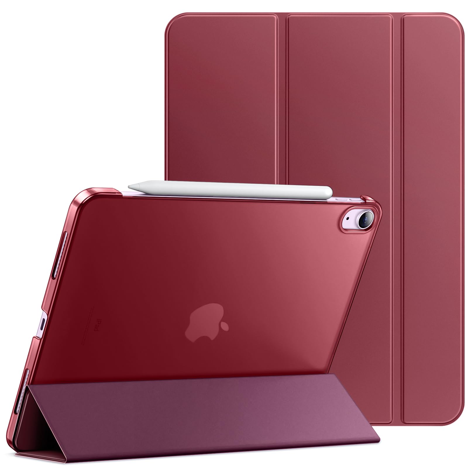 JETech Case ONLY for iPad Air 11-Inch M4/M3/M2 (2026/2025/2024), iPad Air 5/4 (2022/2020 5th/4th Generation 10.9-Inch), Slim Stand Hard Back Shell Cover with Auto Wake/Sleep (Wine) โ image 1
