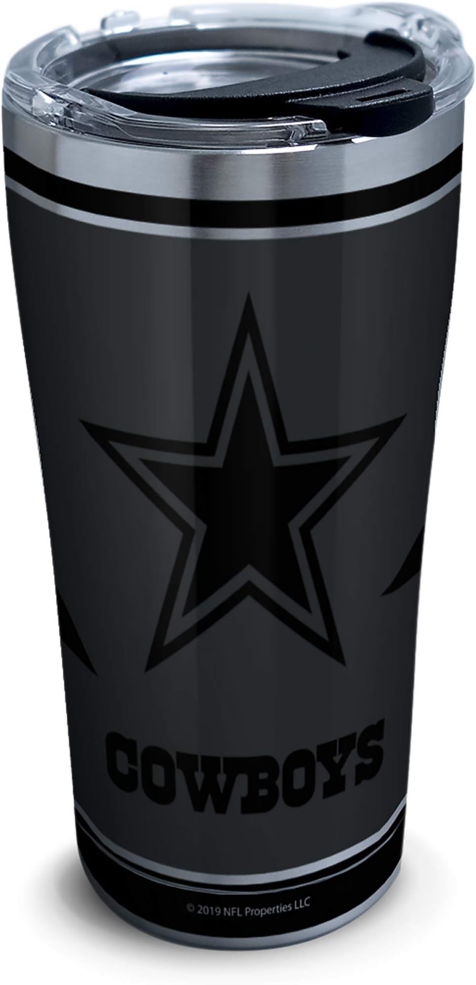 Tervis Triple Walled Tervis NFL Dallas Cowboys Insulated Tumbler Cup Keeps Drinks Cold & Hot, 20oz - Stainless Steel, Blackout