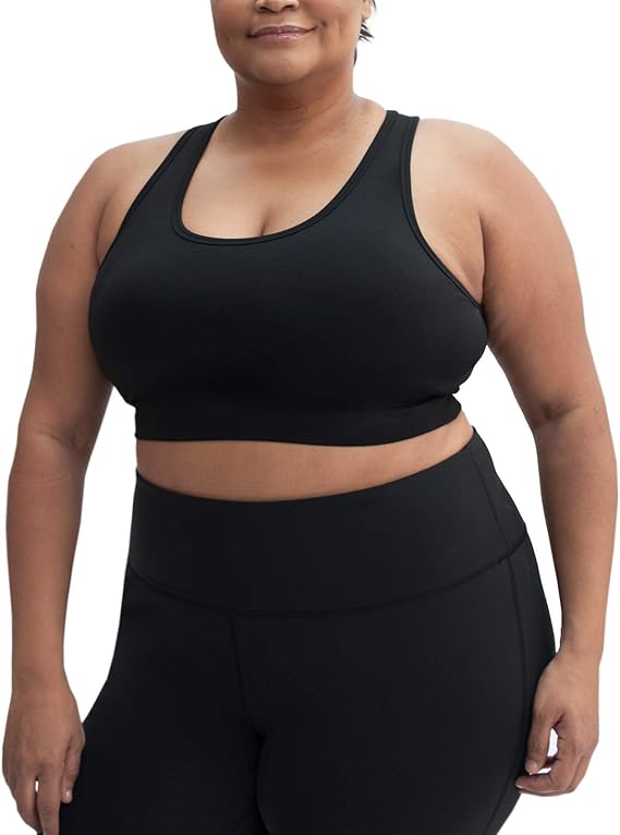 plus size high impact racerback sports bra