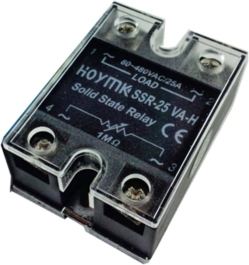 Hoymk Ssr-25va-h 25a Resistance Regulator Single Phase Solid State Relay Temperature Control SSR 25va