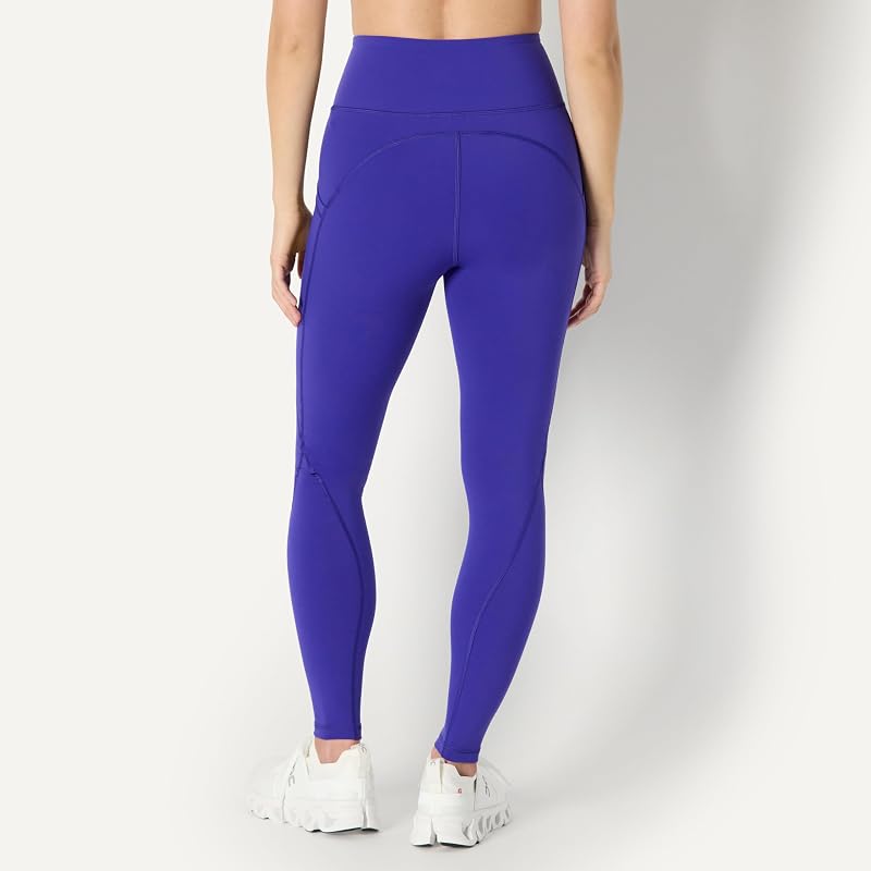 Leggings de Sport pour la Gym, avec ou sans Poches, Longs, Corsaires ou 3/4 Femme, Bleu Royal, L
