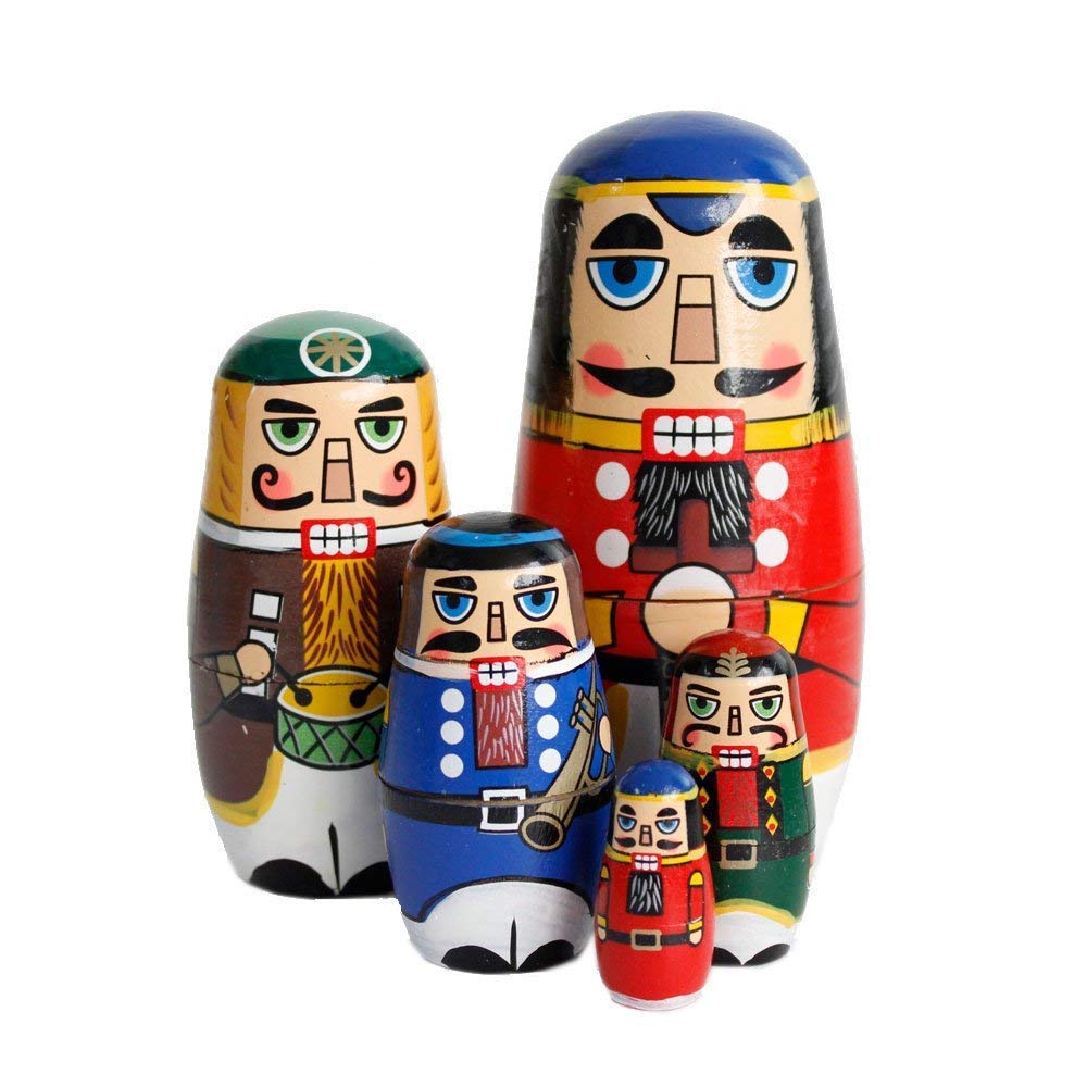nutcracker russian nesting dolls