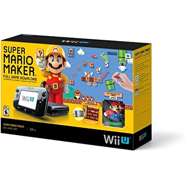Amazon.com: Super Mario Maker Console Deluxe Set - Nintendo Wii U