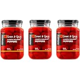 PEPPADEW Sweet Piquant Peppers, 14 Ounce (Pack of 3)
