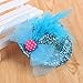 Tbestmax 12 Mini Hat Hair Clips Tea Party Hats Fascinator Clip for Women Lady Favor Decorative Hair Accessories with Polka Dot Feather Ribbon and Netting