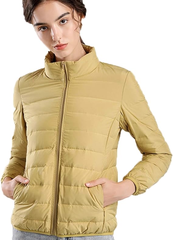 Amazon ダウンジャケット レディース ショート丈 軽量 厚手 ダウン コート ダウンコート ライトダウン コンパクト収納 アウター 暖かい 防風 アウトドア 大きいサイズ 冬 ダウン ジャケット 登山 日常 デート ビジネス コート ジャケット 通販