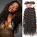 Nadula 10A Unprocessed Brazilian Virgin Curly 3 Bundles 95-100g/ Bundle Natural Color Remy Human Hair Weave (8 10 12inch)