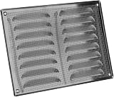 EUROPLAST 260x190mm Aluminium Air Vent Grille Cover with Insect Mesh 10x7 view 3