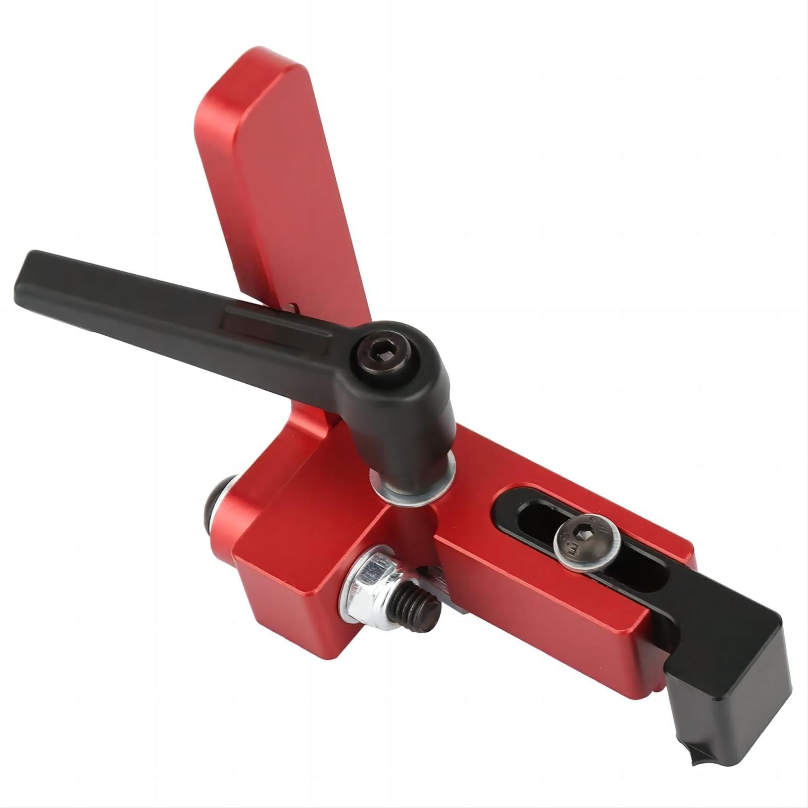 VIFER Miter Track Stop Woodworking Tool Alloy Steel T Track Stop Accurate Length Limit Device T-Slot T-Tracks Limiter Woodworking Guide Rail Tool