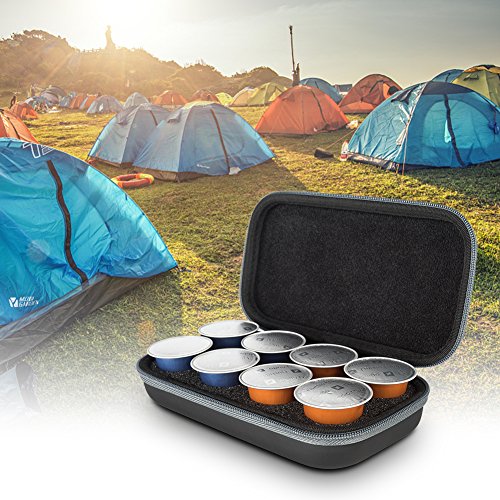 Protective Carrying Case For Nespresso & Compatible Capsules Portable Espresso Maker Coffee Pod