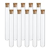 PATIKIL 7ml Test Tubes, 25pcs 3.94x0.51in Glass