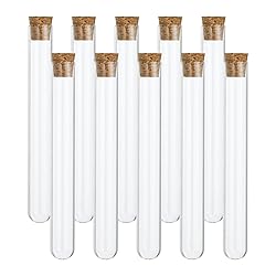 PATIKIL 7ml Test Tubes, 25pcs 3.94x0.51in Glass