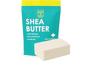 Shea Butter Organic 1lb (454g) | Premium Quality Ivory Moisturizer|| Sourced From Africa and Packed in Canada| Great For Hair