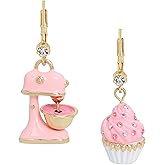 Betsey Johnson Womens Sweetheart Earrings