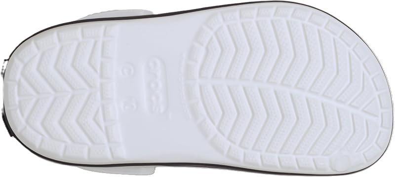 Crocband Zueco, Blanco/Azul Marino, Niños, EU 38-39