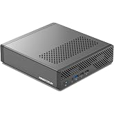 MINISFORUM MS-01 Mini PC Barebone with Intel Core i9-13900H,vPro Enterprise Support,2x10Gbps SFP+LAN/2x2.5G RJ45/2xUSB4/HDMI/16xPCIe 4.0/M.2 NVMe SSD/U.2 NVMe SSD,Mini Computer(No OS/RAM/SSD)