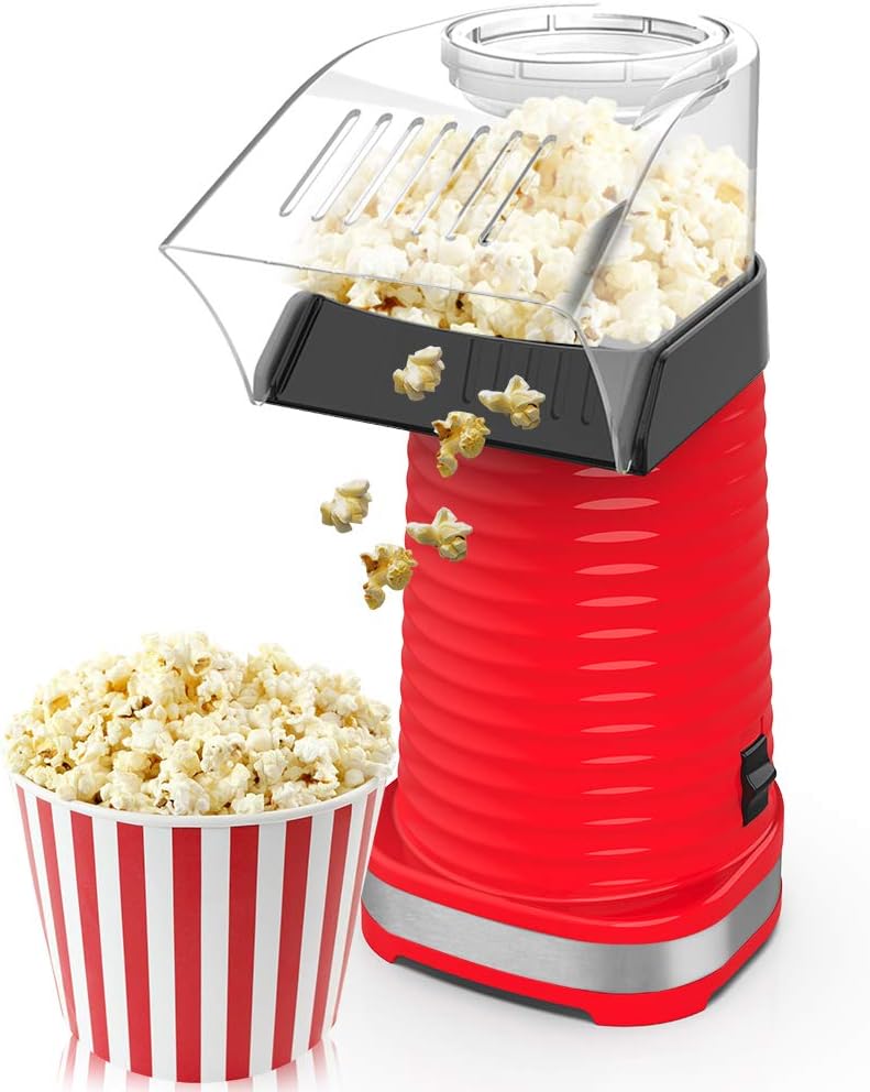 Hot Air Popcorn Maker, Popcorns Machine, HomeMade Healthy