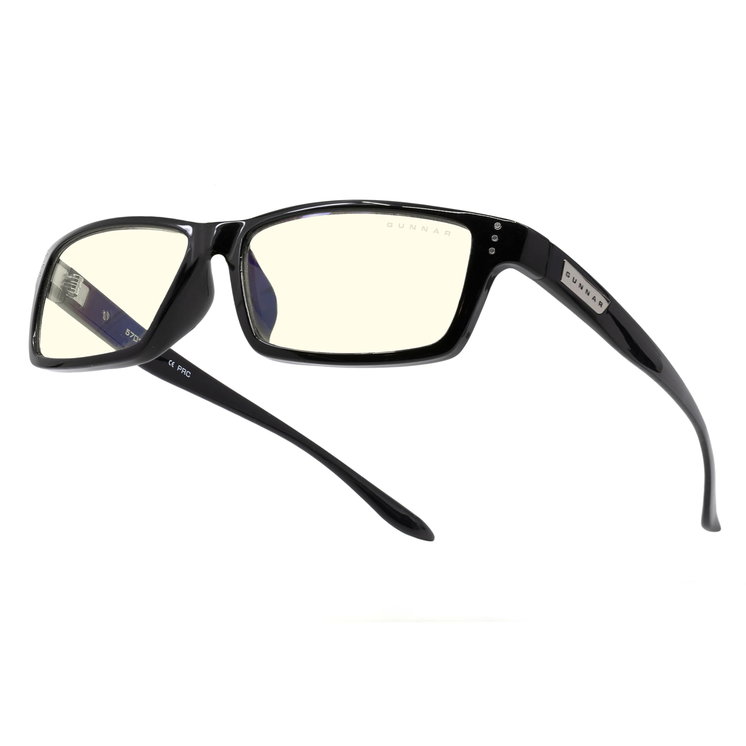 Gunnar Gaming and Computer Eyewear - Riot, Frame Colour: Espresso, Lens Tint: Amber (Blocks 65% Blue Light & 100% UV Light) - Blue Light Blocking Glasses - Patented lens
