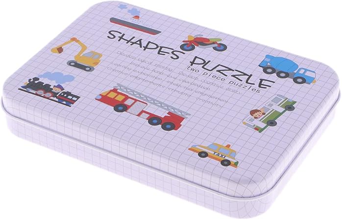 Amazon 全７種 パズル マッチングゲーム フラッシュカード カードゲーム 英語 語彙 収納ボックス付き 乗り物 英語 外国語 おもちゃ