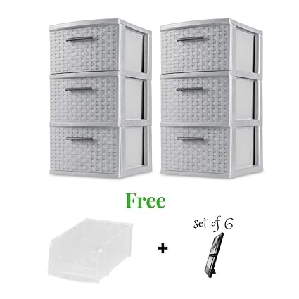 Classic Mint 3 Drawer Wide 2pack Fortunershop Durable Drawer