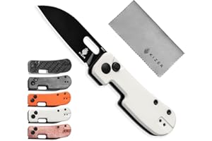 Kizer Banish 2.3 In Folding Pocket Knife, Nitro-V Steel Blade Small EDC for Everyday Carry G10 Handle Folding Knife, Mini Utility Knife for Men Women Sharp Camping Survival Hiking, V2676A3
