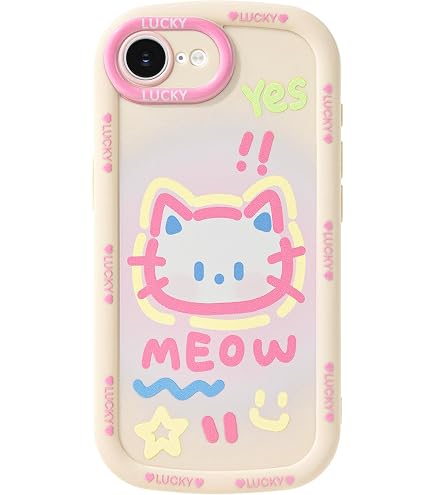 Amazon.com: WZERTOIX for iPhone 13 Cute Cartoon Case, Retro Kawaii