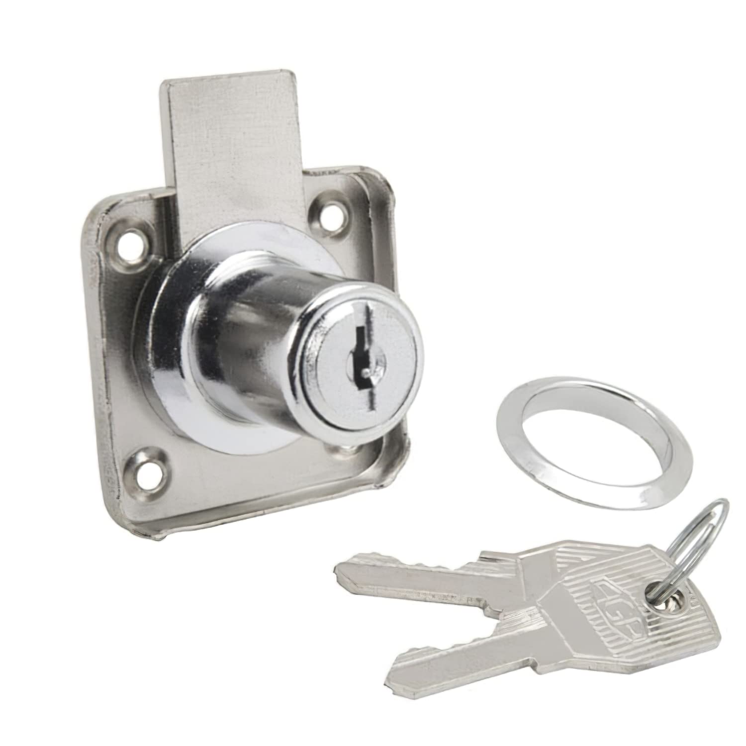 AFT 361/25 Furniture Lock for Drawer, Chrome