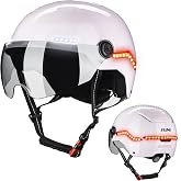 ILM Smart Adult Bike Helmet Front Side Rear LED Light Automatic G-Sensor Turn Signal &amp; Brake Warning Road Cycling Model MB101L