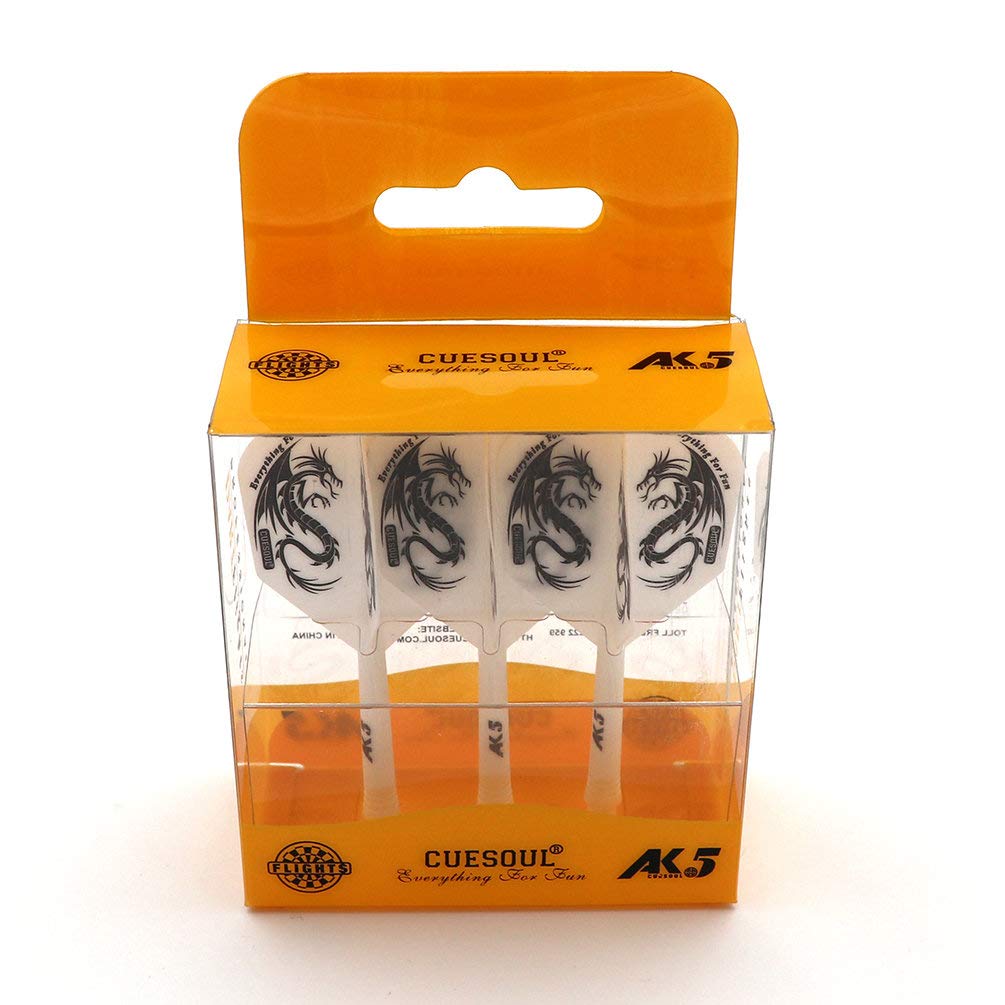 CUESOUL ROST Integrated Dart Shaft and Flights,big wing shape,Set of 3 pcs Dragon Pattern(CSAK-5JL2-L)