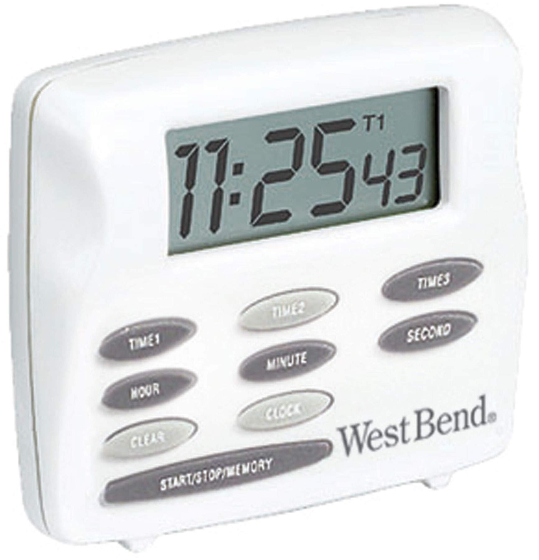 DIGITAL KITCHEN TIMER West Bend 40053 Large Display & Electronic Alarm