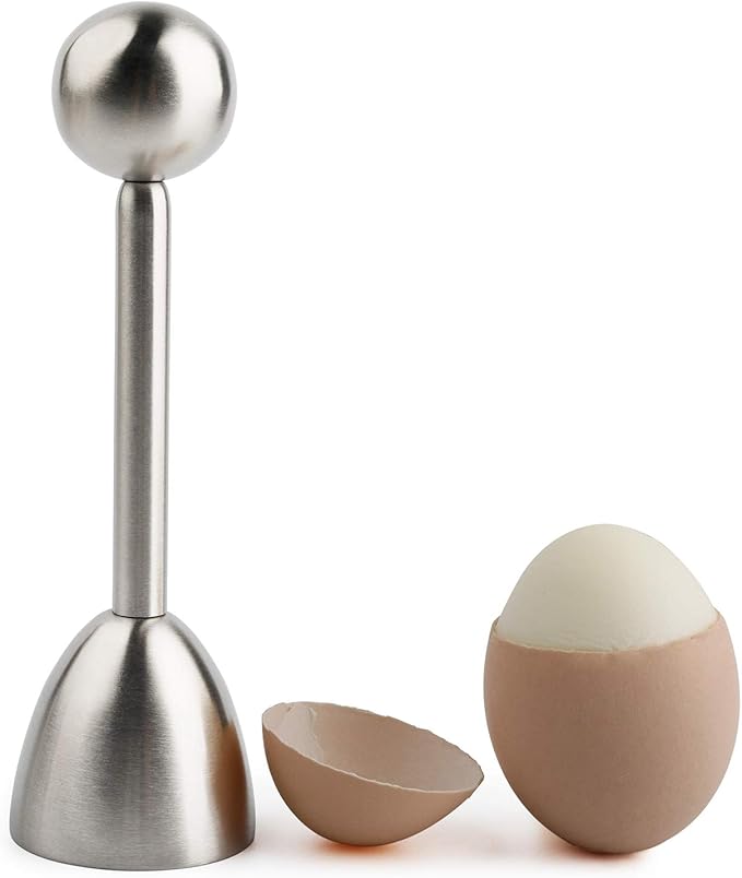 Egg Cracker Topper Cutter for Soft Boiled Eggs Stainless