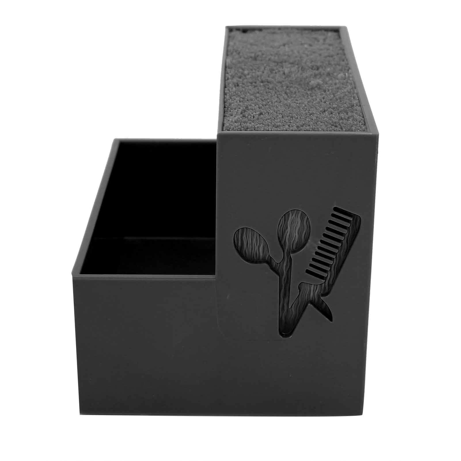 Shear Holder, Scissors Stand, Barber Scissors Holder, Salon Scissors Holder Rack with Large Capacity for Hair Stylist Home or Barber(Black)