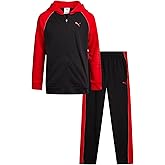 PUMA Boys Tracksuit Set - 2 Piece Fleece Zip Up Hoodie Sweatshirt and Athletic Joggers Sweatpants For Boys Set (Sizes: 8-16)