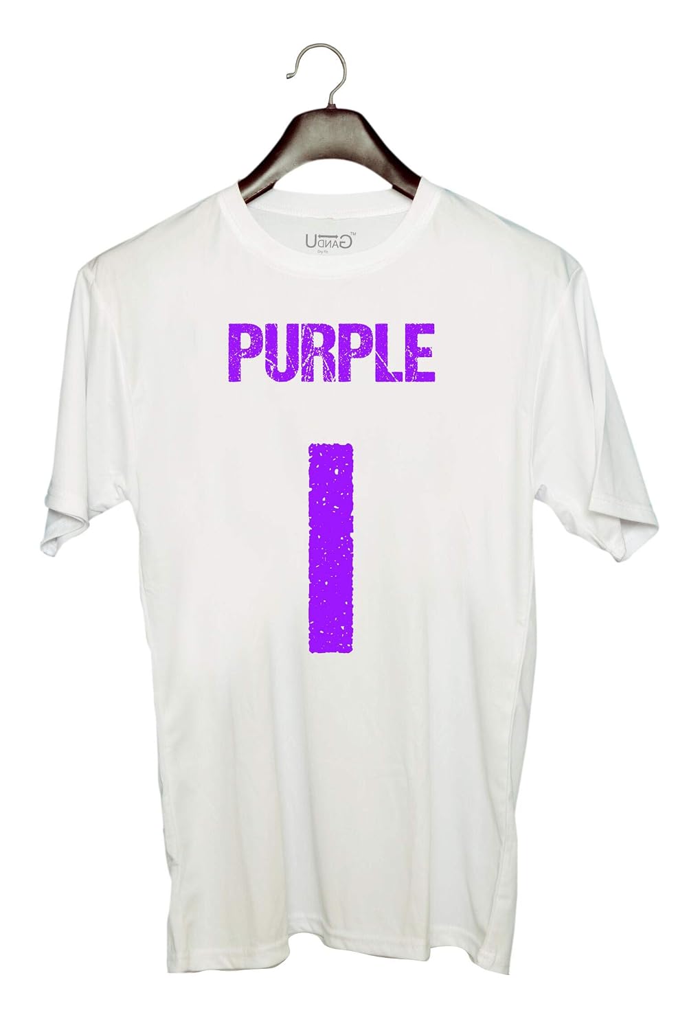 Buy UDNAG Unisex Round Neck Graphic Navratri Purple Polyester T Shirt White Size 2YrsOld 
