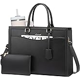 LOVEVOOK Laptop Tote Bag for Women, Office Work Bag Briefcase fit for 15.6 inch Laptop, Large Capacity Teacher Bag Handbag