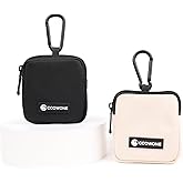Dog Treat Pouch 2 PCS, Waterproof Small Dog Treat Bag for Leash, Hands Free Dog Walking Bag with Carabiner, Dog Poop Bag Holder for Pet Puppy Travel or Outdoor Use, Zipper Closure to Avoid Spilling