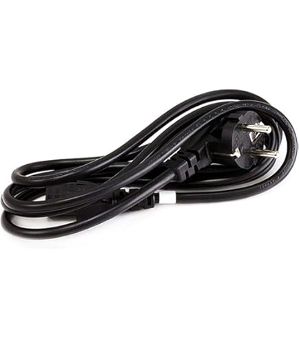 Cordon Alimentation Angle Droit HangTon - Euro Schuko Mâle Vers IEC C19 Femelle 16A/250V (6ft, Noir)
