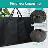 Ostlttyn Large Garden Chair Storage Bag 105x73x28cm Heavy Duty Black view 4