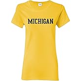NCAA Basic Block, Team Color Womens T Shirt, College, University
