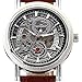 AMPM24 Fashion Men's Skeleton Automatic Mechanical Date Brown Leather Wrist Watch PMW044