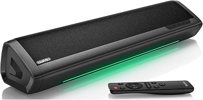 Saiyin 17-Inch Sound Bar TV Bluetooth 5.3 Optical AUX Visual Volume