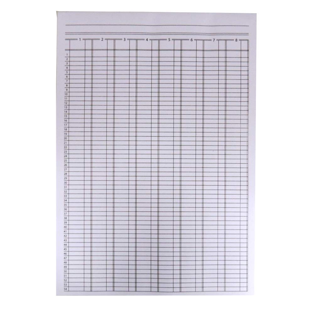 NuCo N1603029 A4 8 Column Analysis Pad