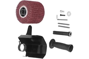 BE-TOOL Burnishing Polishing Machine Handheld Metal Burnishing Tool with Polishing Wheel 5/8-11 American Standard Thread Surf