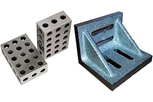 HHIP 9999-0005 3 X 2.5 X 2" Angle Plate & 01-02-2003 Block Set Matched Pair