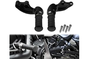 HDBUBALUS Motorcycle Footpegs Passenger Footrests Fit for Indian Scout 2015-2020 Scout Sixty 2016-2020