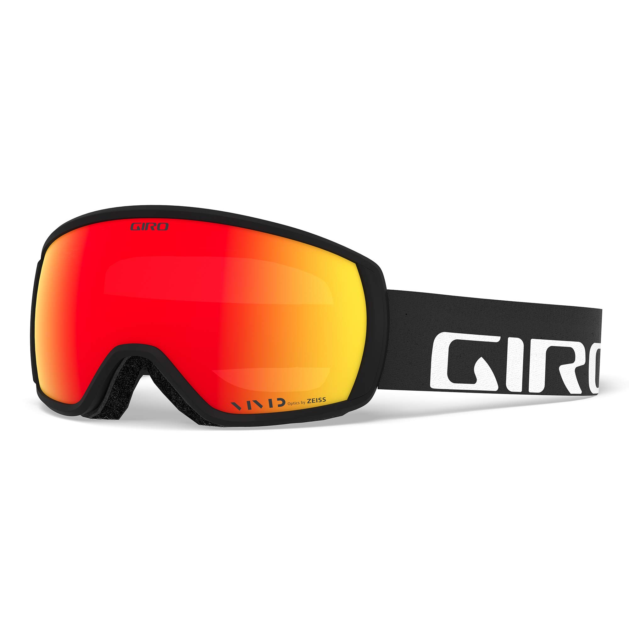 Giro GIRRJ Balance Snow Goggles - Black Wordmark - Vivid Ember Lenses, Medium Frame