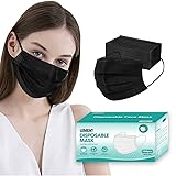 LEMENT 100 Pcs Disposable Face Masks, 3 Ply Face