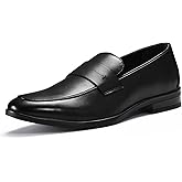 CGRRBW Mens Casual Dress Penny Loafers, Slip on Dress Shoes for Men, Business Casual Shoes Men, Slip on Loafers for Men Comfort